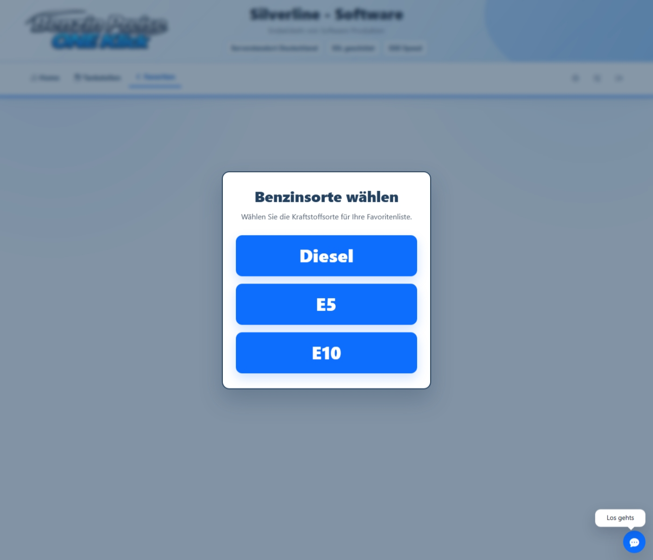 Abruf der Favoriten